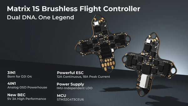 Matrix 1S Brushless Flight Controller (3in1)