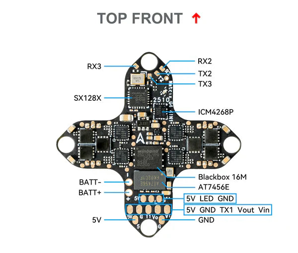 Matrix 1S Brushless Flight Controller (4in1)
