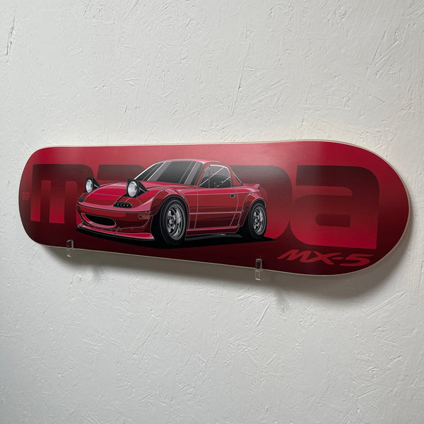 Mazda MX5 (MK1) Skate Deck Wall Art