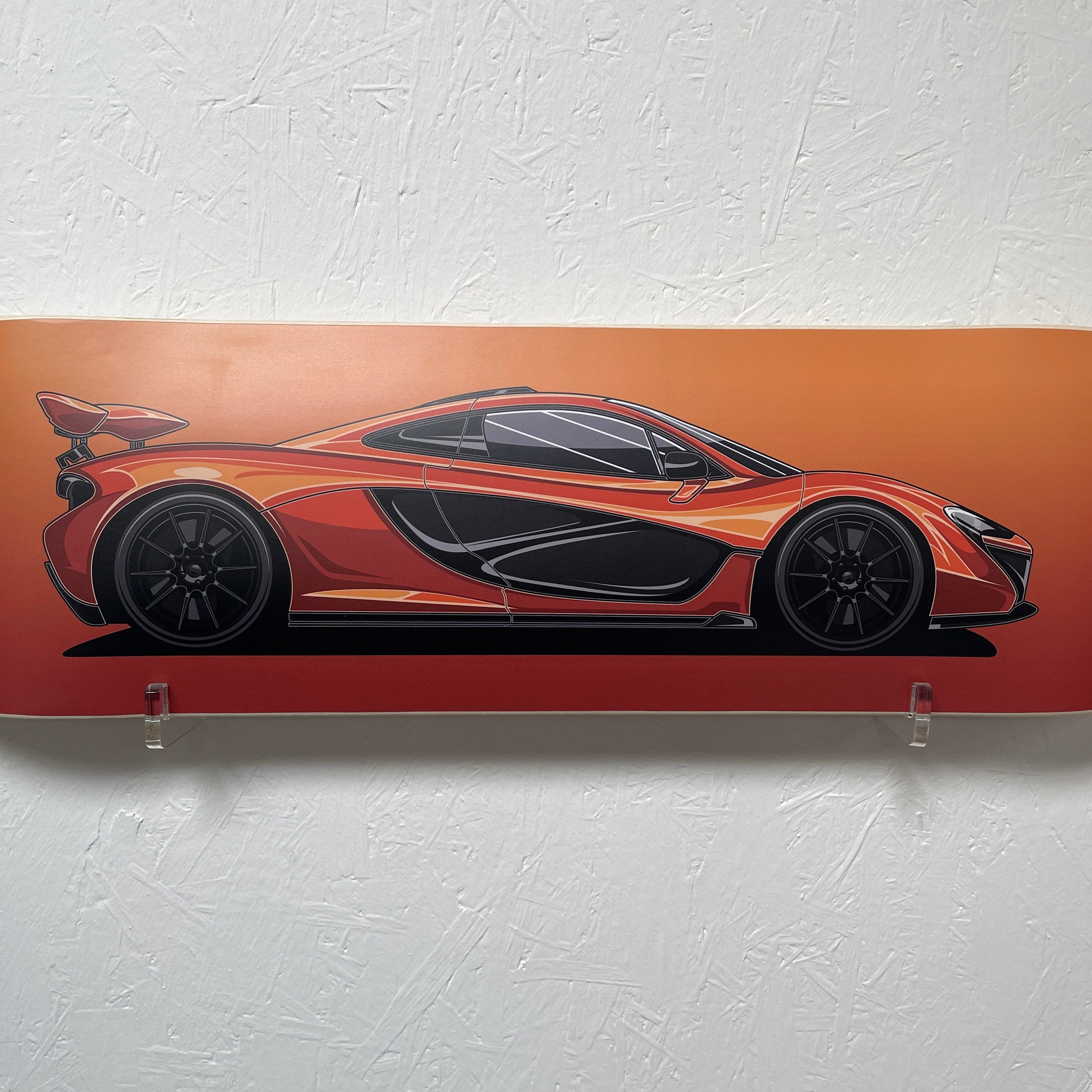McLaren P1 Skate Deck Wall Art
