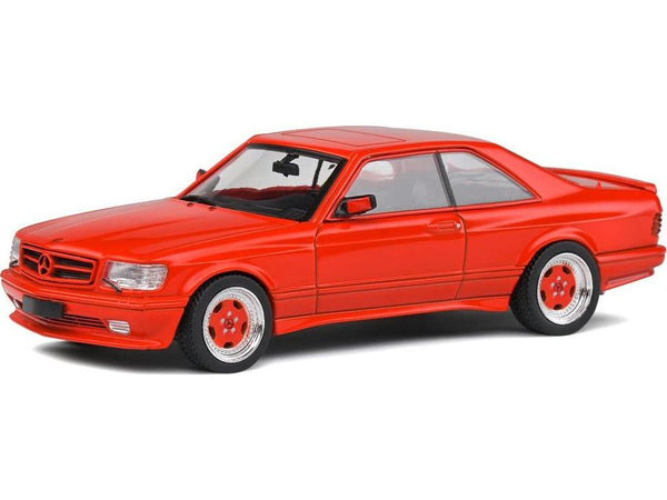 Mercedes-Benz 560 SEC AMG Wide Body1990 Signal Red 1:43 Scale Solido Diecast Model