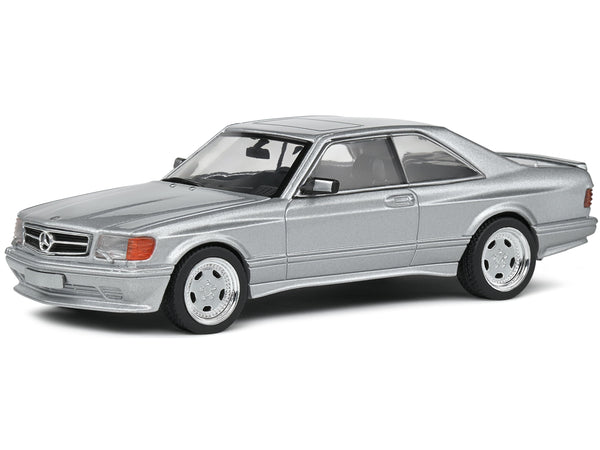 Mercedes-Benz 560 SEC Wide Body Silver 1:43 Scale Solido Diecast Model