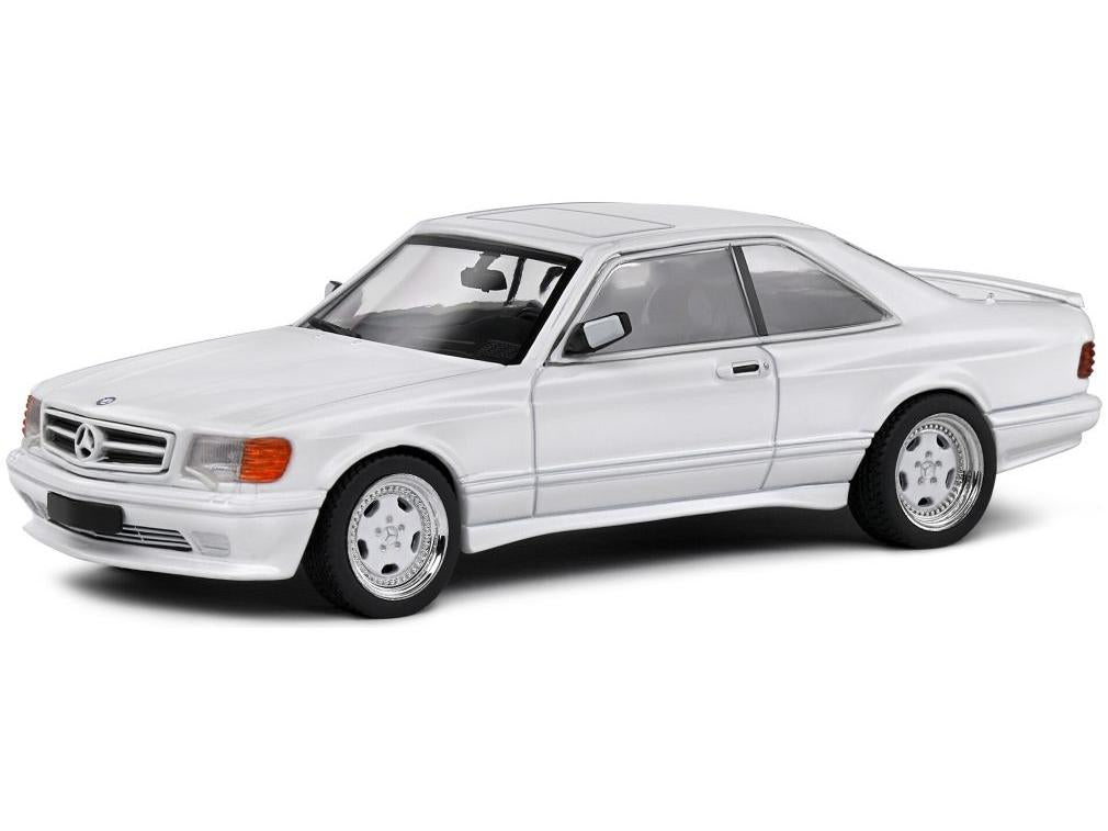 Mercedes-Benz SEC 560 AMG Widebody 1990 White 1:43 Scale Solido Diecast Model