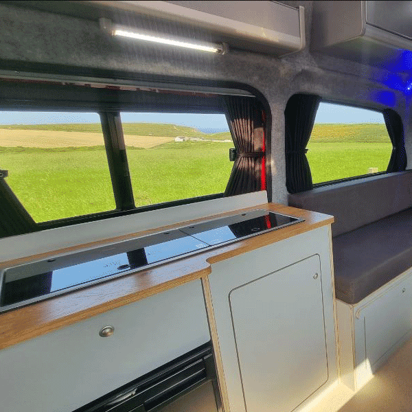 For Mercedes Vito MK2 Bare-Metal Interior Premium Window Curtains - Black/Black - CREATE YOUR OWN BUNDLE!Van-X