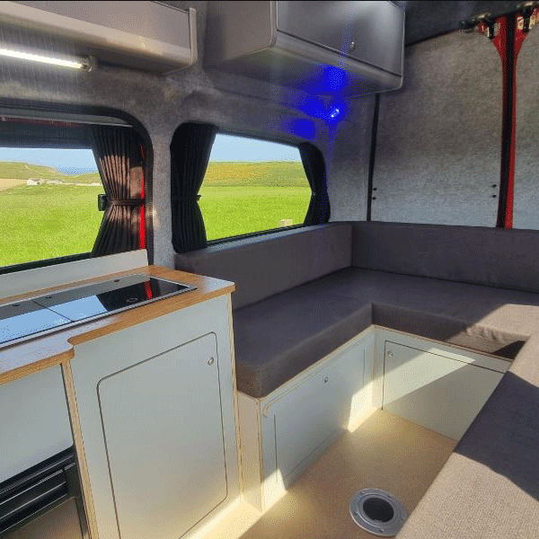 For Mercedes Vito MK2 Bare-Metal Interior Premium Window Curtains - Black/Black - CREATE YOUR OWN BUNDLE!Van-X