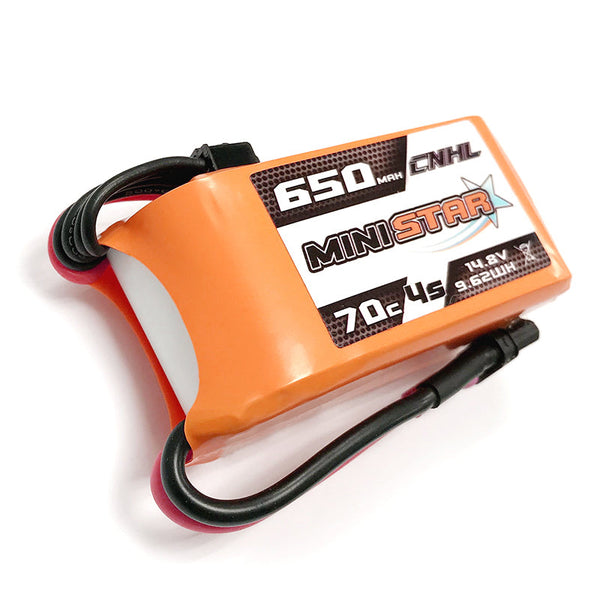 CNHL Ministar 650mAh 14.8V 4S 70C Lipo Battery XT30