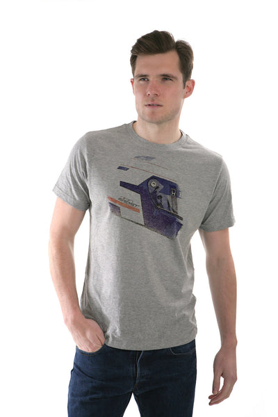 Alain Prost Race Helmet Print T Shirt