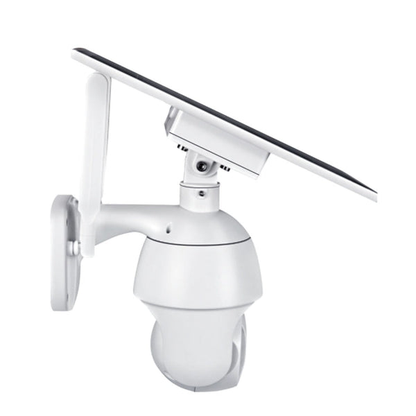 ESCAM QF480 US Version HD 1080P IP66 Waterproof 4G Solar Panel PT IP Camera without Battery, Support Night Vision / Motion Detection / TF Card / Two Way Audio