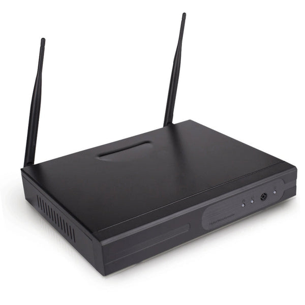 4CH HD 720P 1.0 Mega Pixel 2.4GHz WiFi IP Bullet Camera + NVR Kit