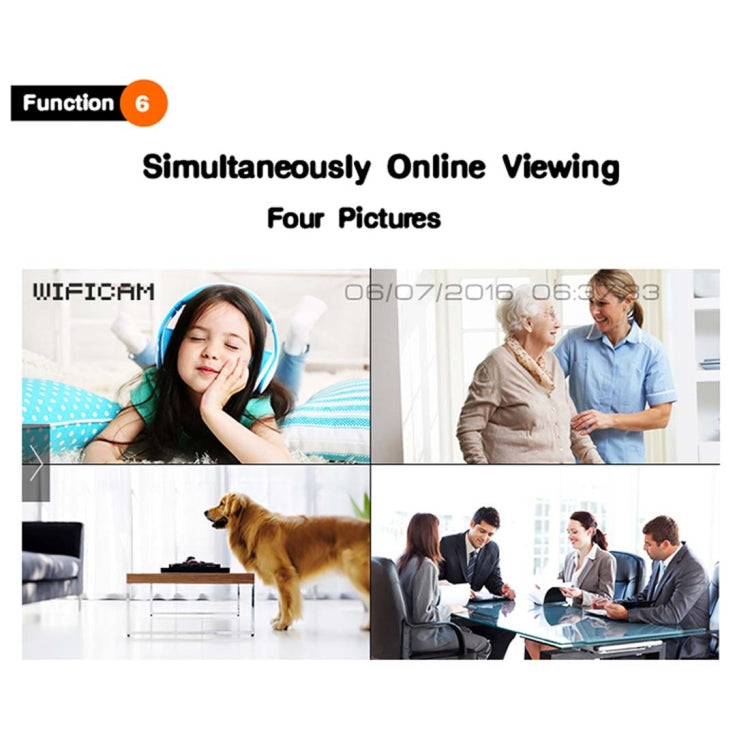 Anpwoo YT002 Ingenic T10 720P HD WiFi IP Camera with 11 PCS Infrared LEDs, Support Motion Detection & Night Vision & TF Card(Max 64GB)