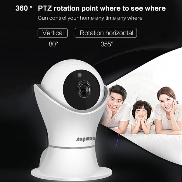 Anpwoo Hercules GM8135+SC2145 1080P HD WiFi IP Camera, Support Motion Detection & Infrared Night Vision & TF Card(Max 128GB)