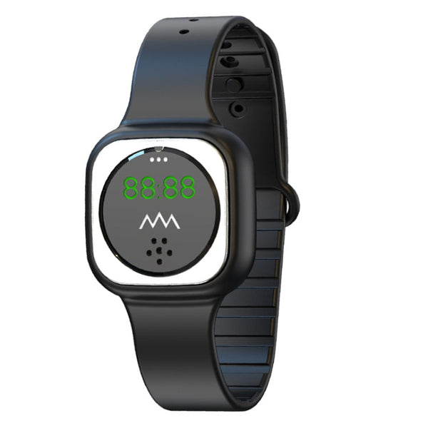 F9 Outdoor Silica Gel Mosquito Repellent Wristband with Clock