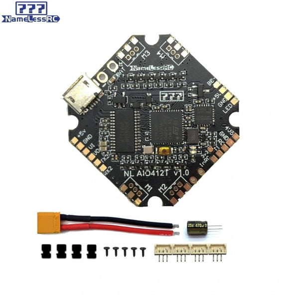 NLRC AIO 412T Flight Controller for Toothpick (12A, 2-4S)