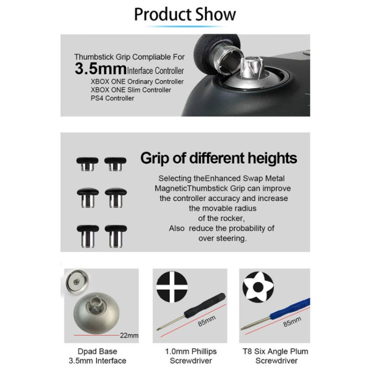 18 PCS Game Controller Handle Key Replacement Accessories for Xbox One ELITE