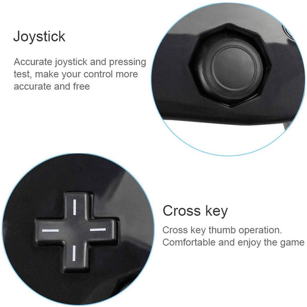 Classic Wired Game Controller Gaming Remote For Nintendo Wii