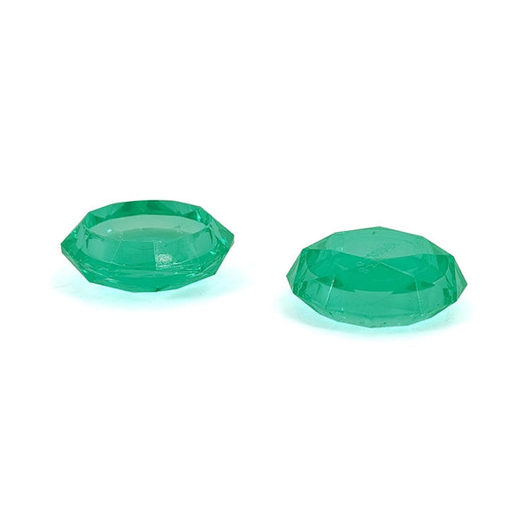 2 PCS Diamond Texture Games Grip Caps for PS5, Clear White, Green, Blue, Red