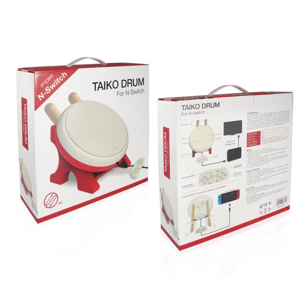 DOBE TNS-1867 Video Game Drum Sticks Controller Taiko Drum Kits for Nintendo Switch