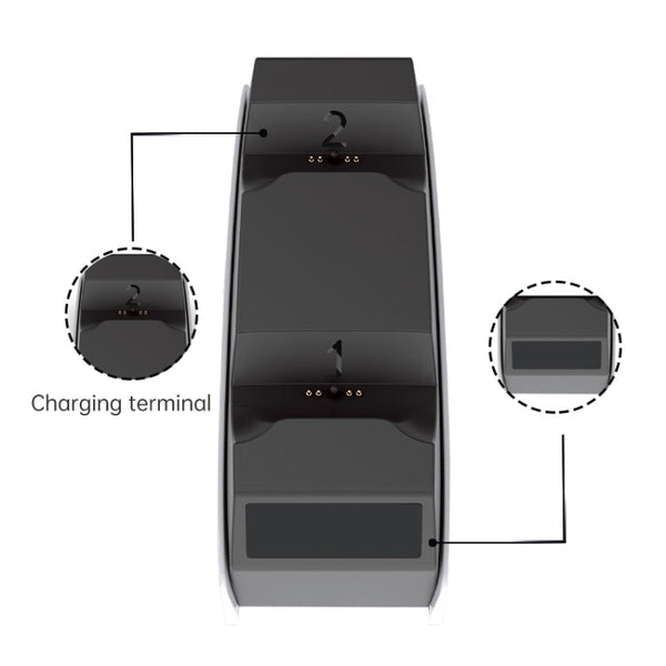iPlay HBP-245 Game Controller Dual Seat Charger For PS5, HBP-245