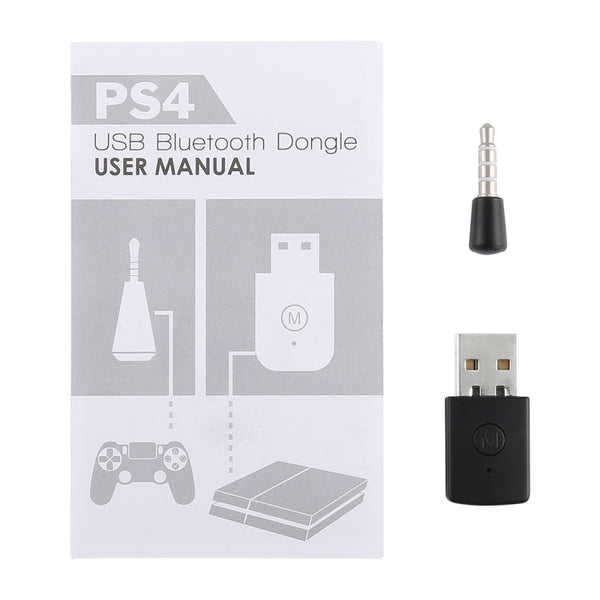 3.5mm & USB Bluetooth Adapter Dongle Receiver and Transmitters for Sony PlayStation PS4, For PS4