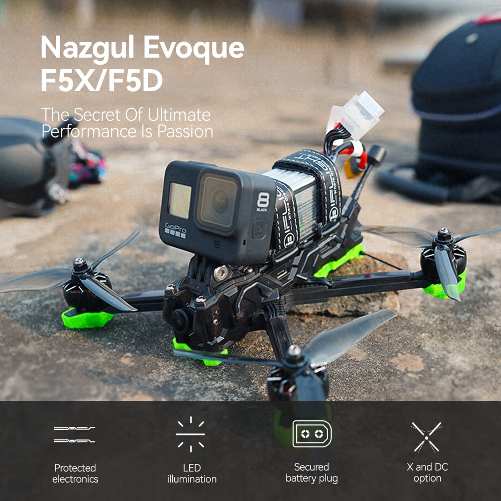 iFlight Nazgul Evoque F5 HD Digital FPV Quadcopter (Nebula Pro)