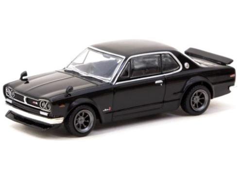 Nissan Skyline 2000 GT-R (KPGC10) Black 1:64 Scale Tarmac Works Diecast Model