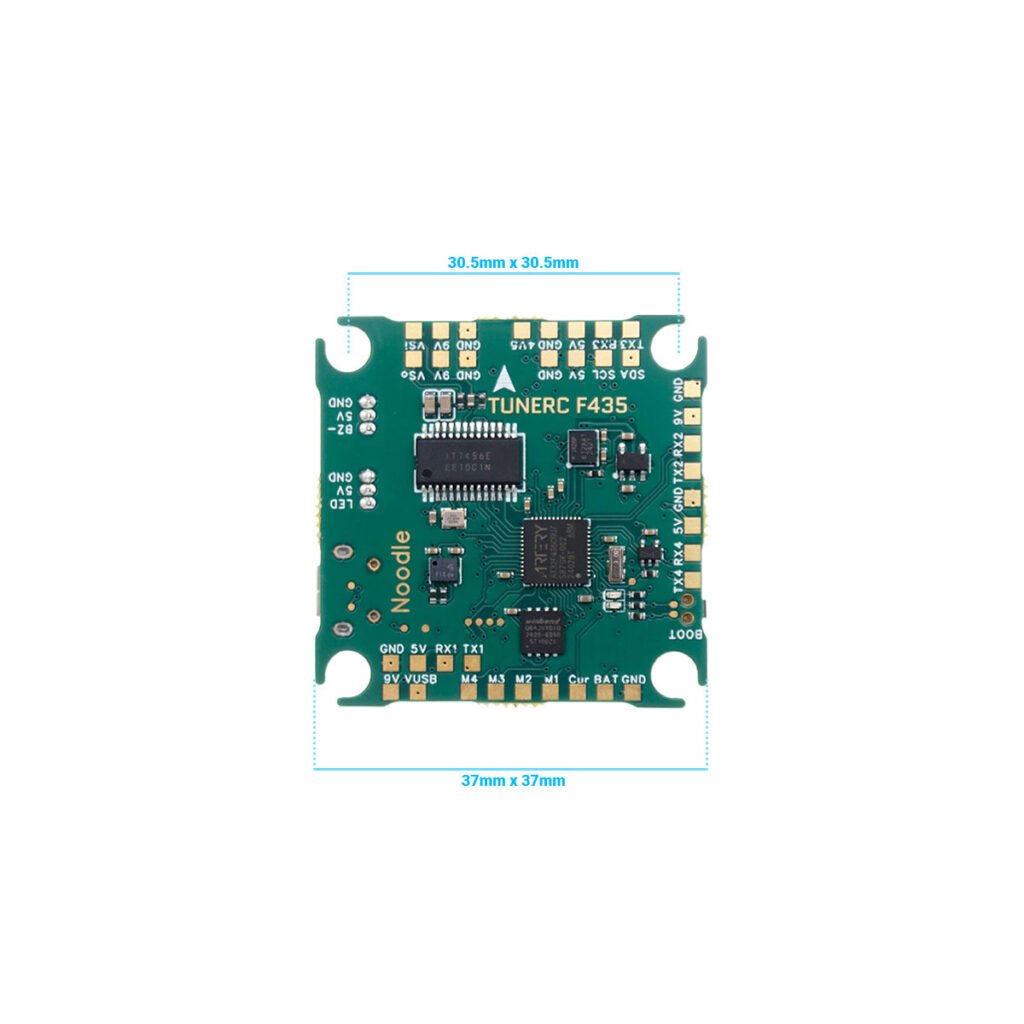 TuneRC Noodle AT32F435 3S-6S Flight Controller
