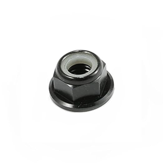 10pc M2 Nylon Locking with Flange CW Nuts pack 6061 Aluminium