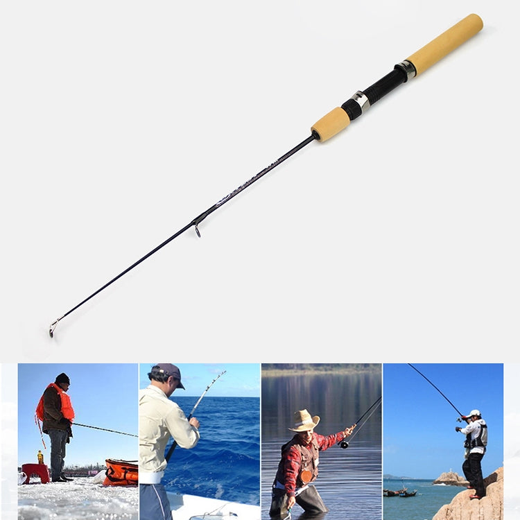 27cm Portable Ice Fishing Rod Shrimp Rod Lure Rod Fishing Gear Fittings , Extension Length : 60 cm, 27cm