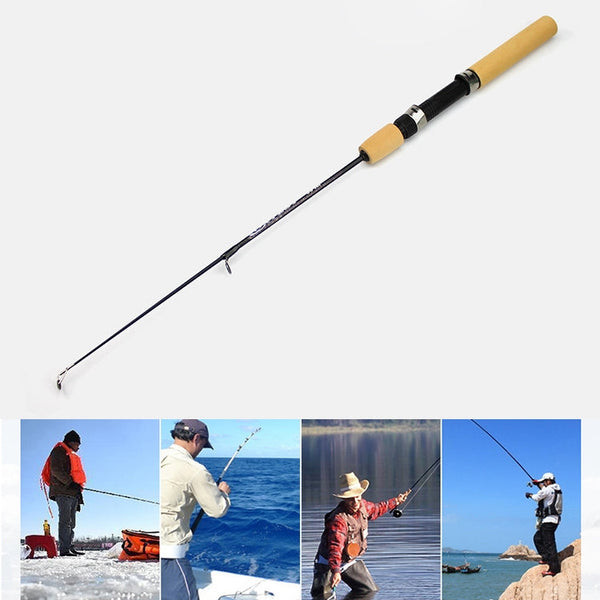 27cm Portable Ice Fishing Rod Shrimp Rod Lure Rod Fishing Gear Fittings , Extension Length : 60 cm, 27cm