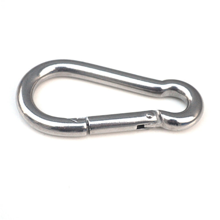 M9 Stainless Steel Carabiner Spring Hook Multi-tool Mountaineering Buckle Lock Camping Hook Rope, Inner Diameter: 8.84mm, M9