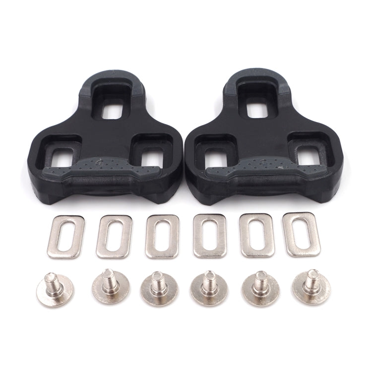 2 PCS RD3-C Road Bike Cleats 6 Degree Float Self-locking Cycling Pedal Cleat for LOOK KEO Road Cleats Fit Most Road Bicycle Shoes, RD3-C