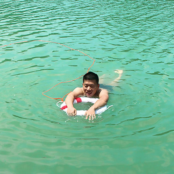 Aotu AT9024 Foam Swimming Ring Lifesaving Ring for Children Aged 3-10, Blue, Red