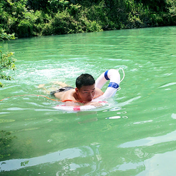 Aotu AT9024 Foam Swimming Ring Lifesaving Ring for Children Aged 3-10, Blue, Red