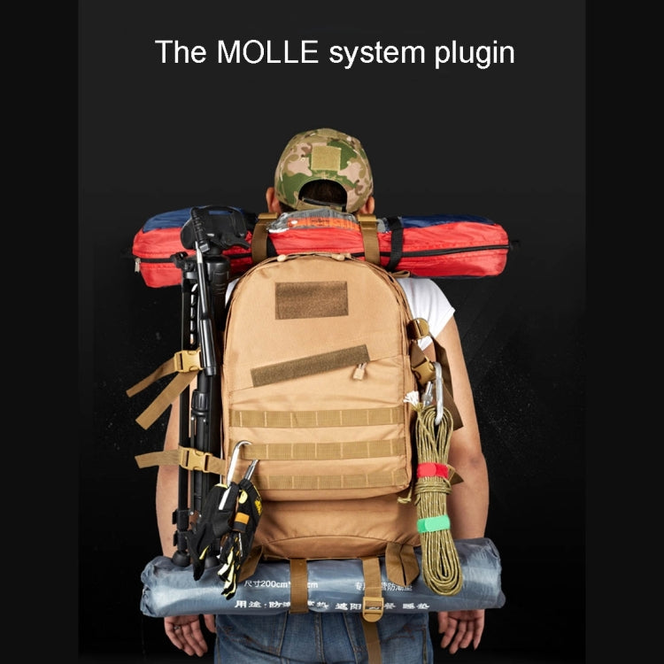 INDEPMAN DL-B001 Fashion Camouflage Style Men Oxford Cloth Backpack Shoulders Bag 40L Outdoors Hiking Camping Travelling Bag 3D Package with Expanded MOLLE & Magic Sticker & Adjustable Shoulder Strap, Size: 51 x 42 x 22 cm