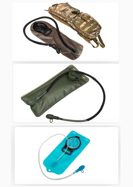 INDEPMAN DL-B005 Superlight Fashion Army Style Oxford Cloth Shell Fabric Backpack Shoulders Bag with 3L Outdoors Hiking Camping Travelling Water Bag, Size: 42 x 25 x 23 cm