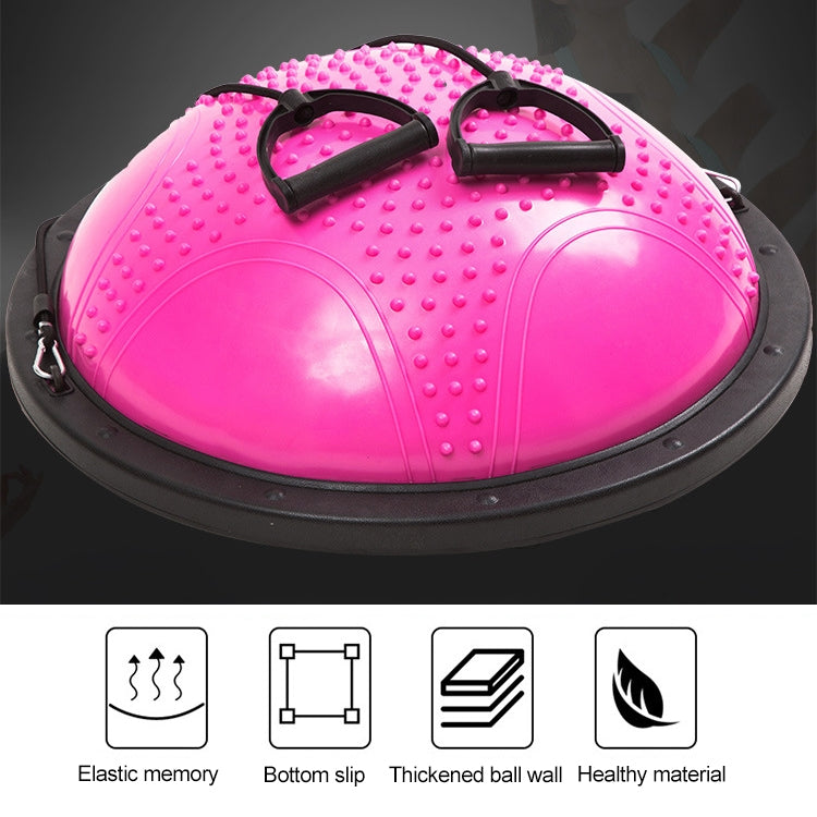 Explosion-proof Yoga Ball Sport Fitness Ball Balance Ball with Massage Point, Diameter: 60cm