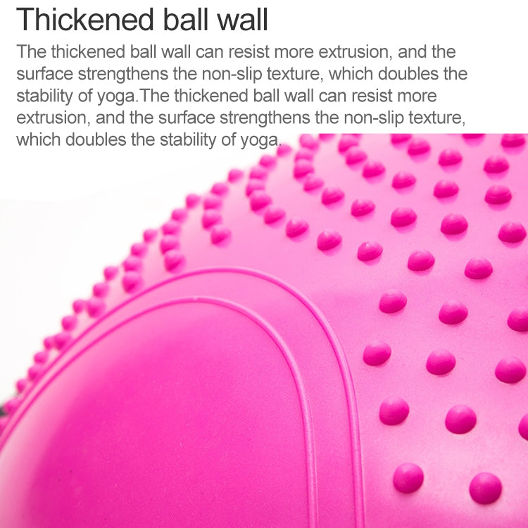 Explosion-proof Yoga Ball Sport Fitness Ball Balance Ball with Massage Point, Diameter: 60cm