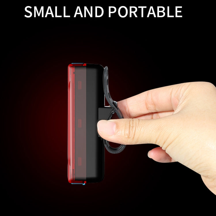 A02 Bicycle Taillight Bicycle Riding Motorcycle Electric Car LED Mountain Bike USB Charging Safety Warning Light (100 Hours, Plastic Bag), 100 Hours, Plastic Bag