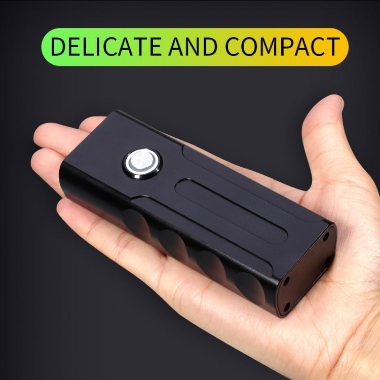 BX2 USB Charging Bicycle Light Front Handlebar Led Light (3 Hours, T6+Gem Lamp), 3 Hours, T6+Gem Lamp