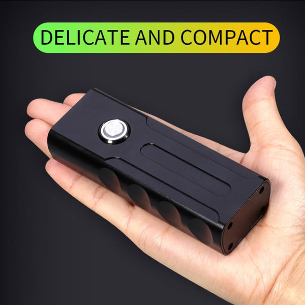 BX2 USB Charging Bicycle Light Front Handlebar Led Light (3 Hours, T6+Gem Lamp), 3 Hours, T6+Gem Lamp