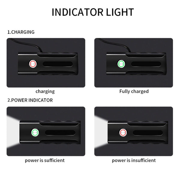 BX3 USB Charging Bicycle Light Front Handlebar Led Light (10 Hours, T6+A02 Lamp)