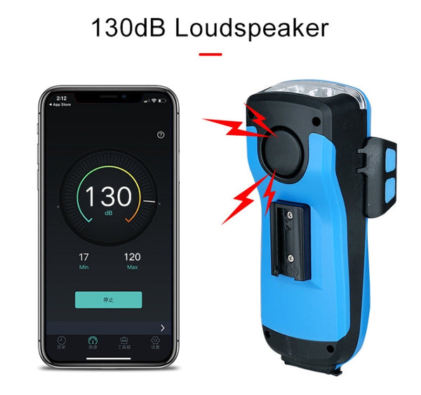 Multifunction 4  in 1 Phone Holder Bicycle Bell Cycling Lamp Flashlight, 4 in 1 Phone Holder