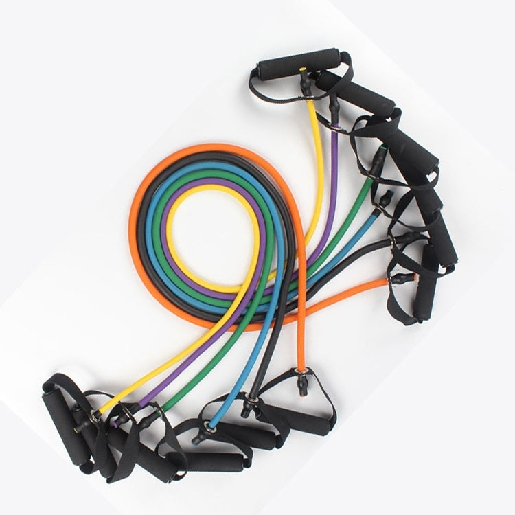 Fitness Exercise Resistance Bands Stretch Elastic Rope Workout Yoga Rally Muscle Training Exercise Rope, Size:5*9*1200mm, Random Color Delivery, Size:5*9*1200mm