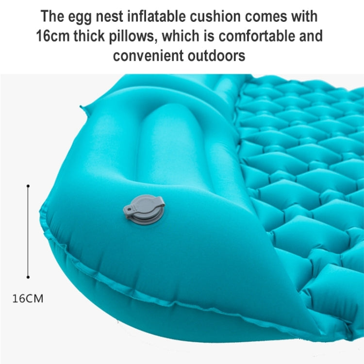 Outdoor Camping Foot-step Automatic Inflatable Cushion Portable TPU Inflatable Double Bed, Size: 195 x 119 x 16cm