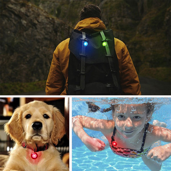 5 PCS Camping Night Running Arm Luminous Hanging Buckle Safety Light, 5 PCS Safety Light, 5 PCS afety Light