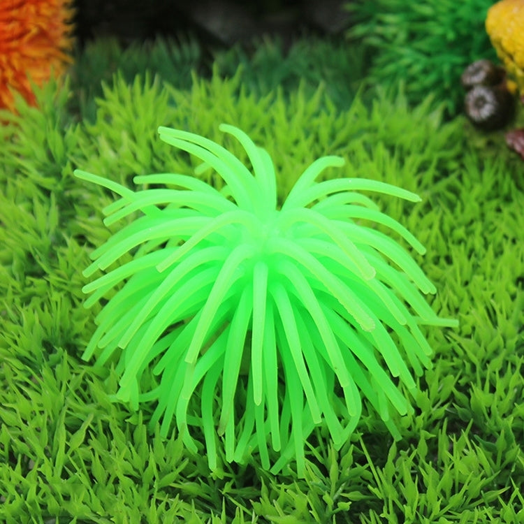 Aquarium Articles Decoration TPR Simulation Sea Urchin Ball Coral, Size: S, Diameter: 7cm