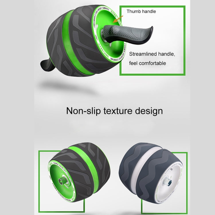Automatic Rebound Abdominal Roller Round Home Office Mute Fitness Equipment for Man / Woman, Electroplating Green, Green, Purple, White