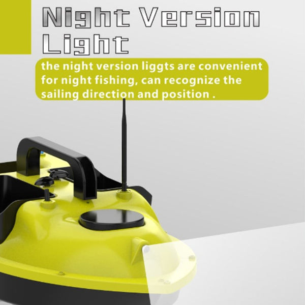 D18B GPS Outdoor Double Motors Fishing Bait Boat with 3 Bait Containers , US Plug, D18B GPS (EU Plug), D18B GPS (US Plug)