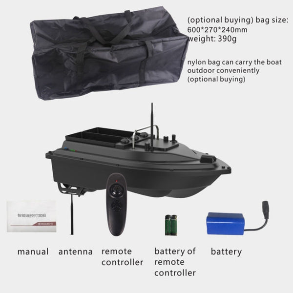 D16C Outdoor Remote Control Double Motors Bait Fishing Boat, US Plug, D16C (EU Plug), D16C (US Plug)