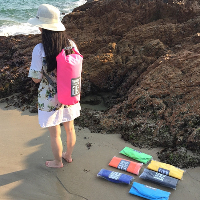 Outdoor Waterproof Dry Dual Shoulder Strap Bag Dry Sack, Capacity: 30L